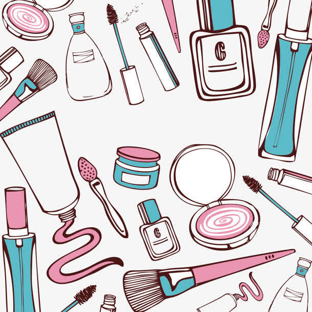 手繪化妝品主頁(yè)裝修